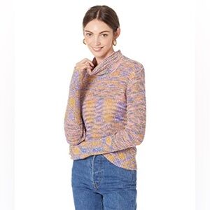 Free People Blair Space Dye Marled Pullover XS